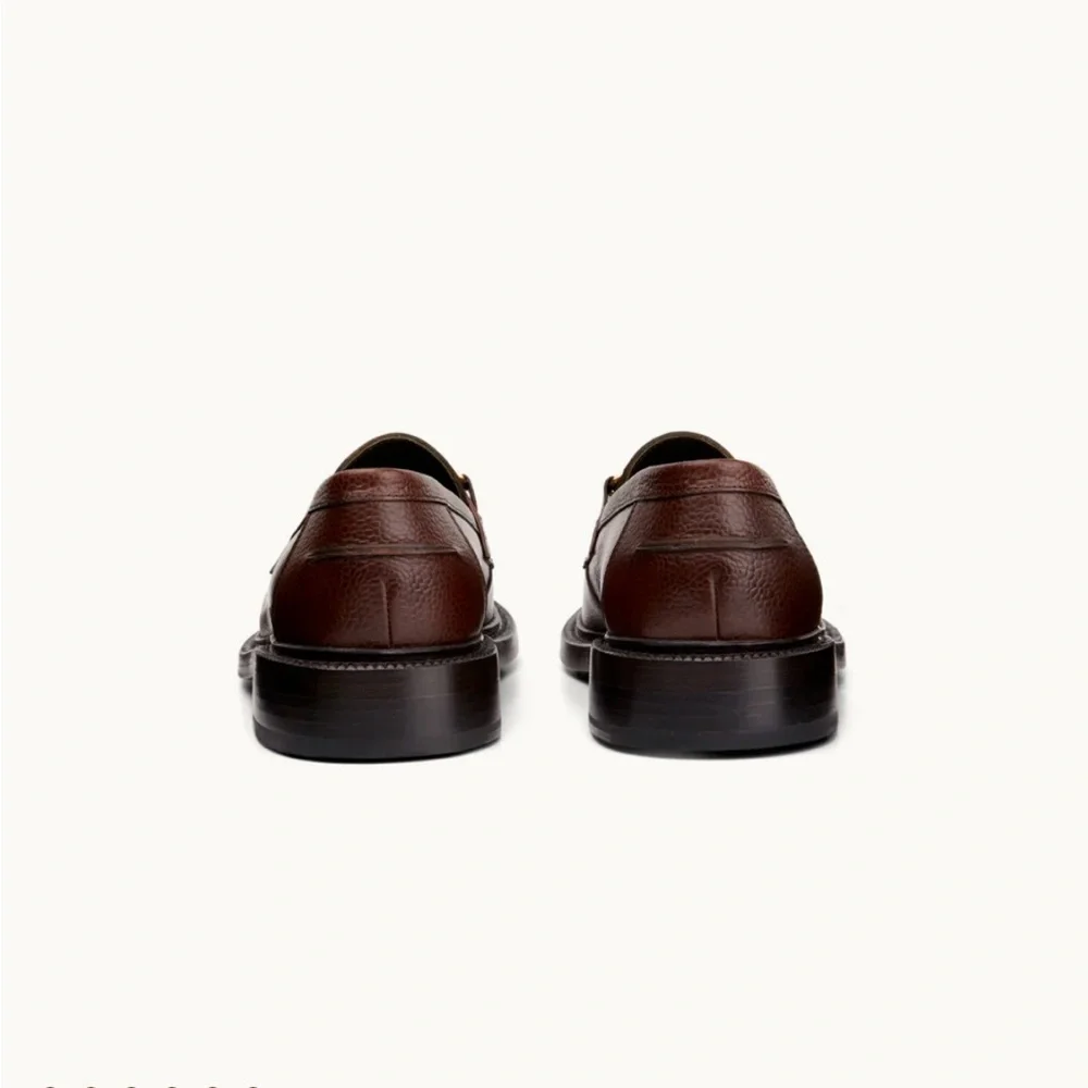 Blackstock & Weber The Mason Horse Bit Loafer, Chocolate - Picture 14 of 16
